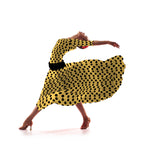 Popeline à Pois Fond Jaune 3,5cm - Ribes y Casals