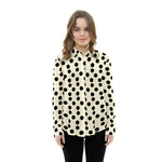 Popeline à Pois Fond Écru 3,5cm - Ribes y Casals