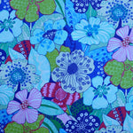 Popeline Panneau Floral Multicolore - Ribes y Casals