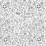 Jersey Coton Dessins Blanc - Ribes y Casals