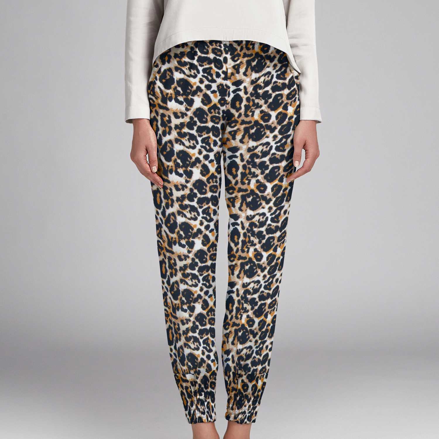 Tissu Maille Crêpe Léopard - Ribes y Casals