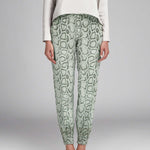 Tissu Maille Crêpe Verte Reptile - Ribes y Casals