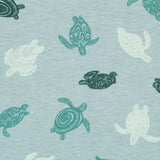 Tissu French Terry Canard Tortue - Ribes y Casals