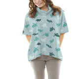 Tissu French Terry Canard Tortue - Ribes y Casals