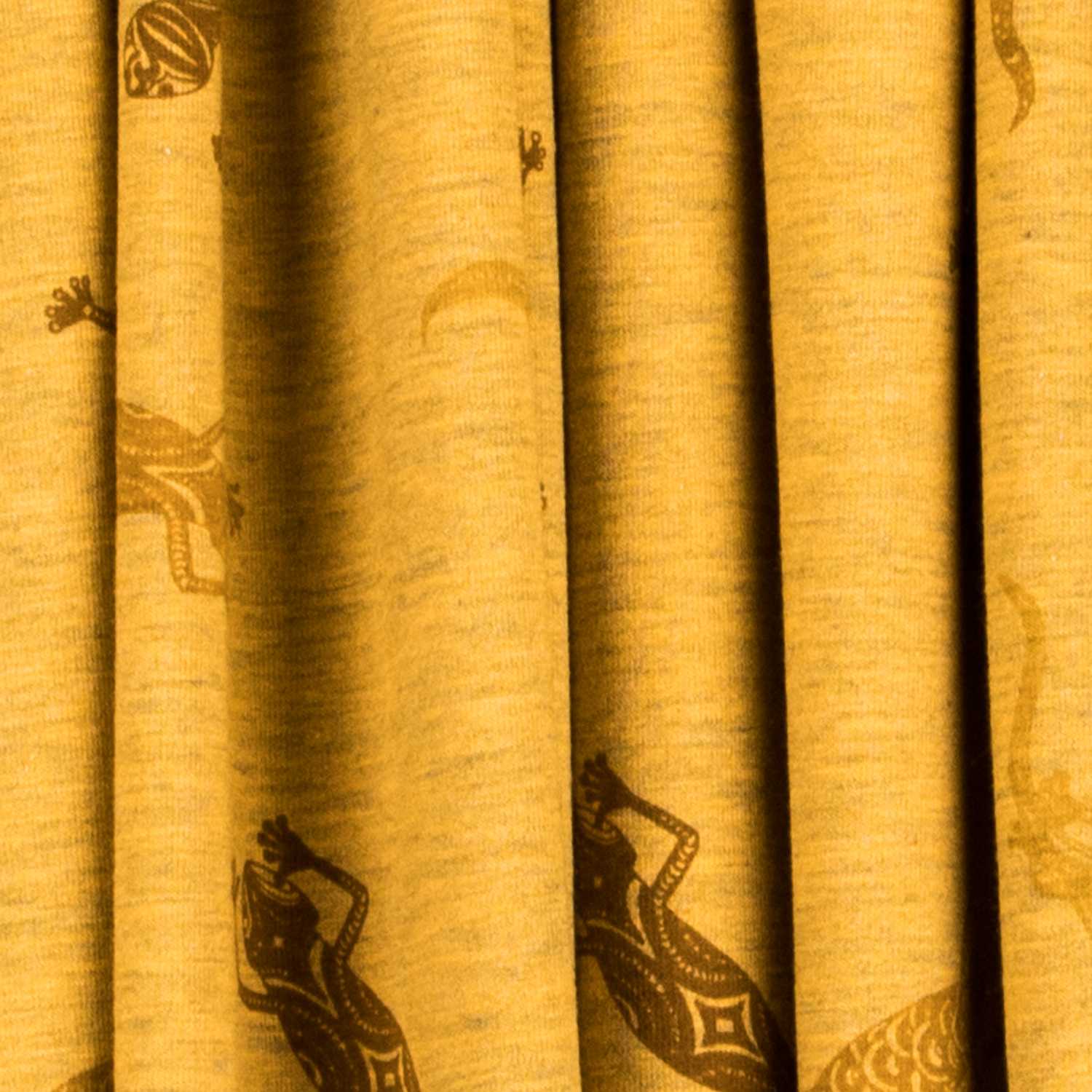 Tissu French Terry Moutarde Lézard - Ribes y Casals