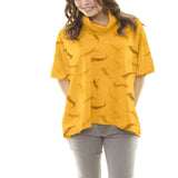 Tissu French Terry Moutarde Lézard - Ribes y Casals