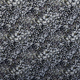 Tissu Jersey Fleurs Fond Noir - Ribes y Casals
