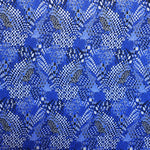 Jersey Jacquard Mosaïque Bleu - Ribes y Casals