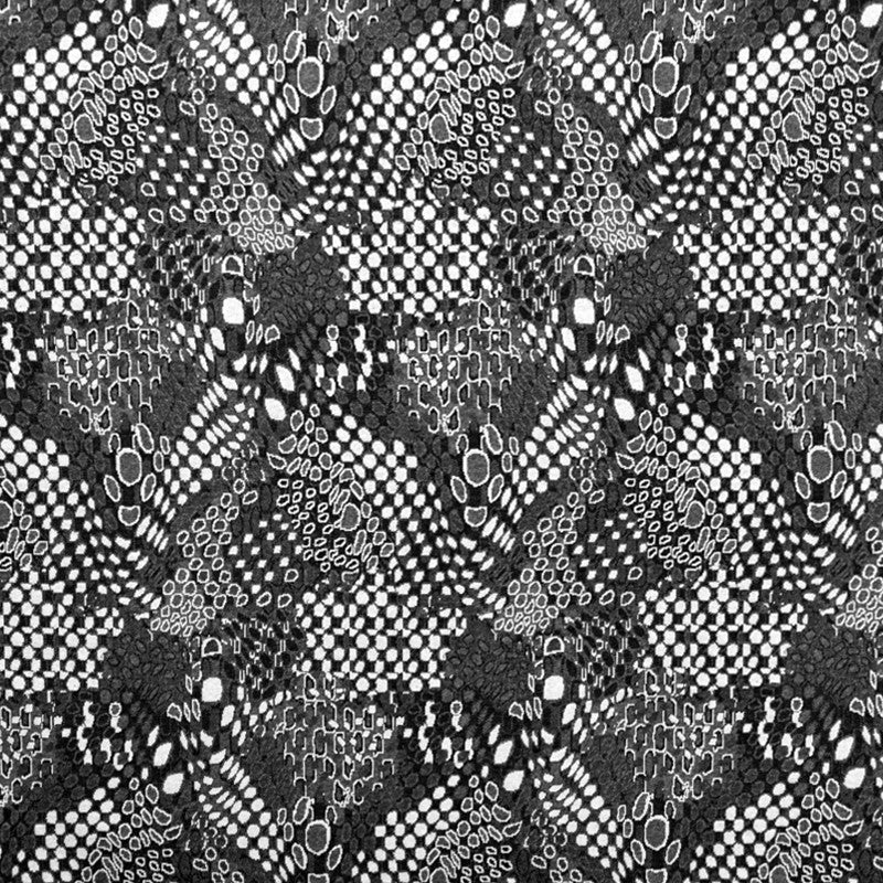 Jersey Jacquard Mosaïque Gris - Ribes y Casals