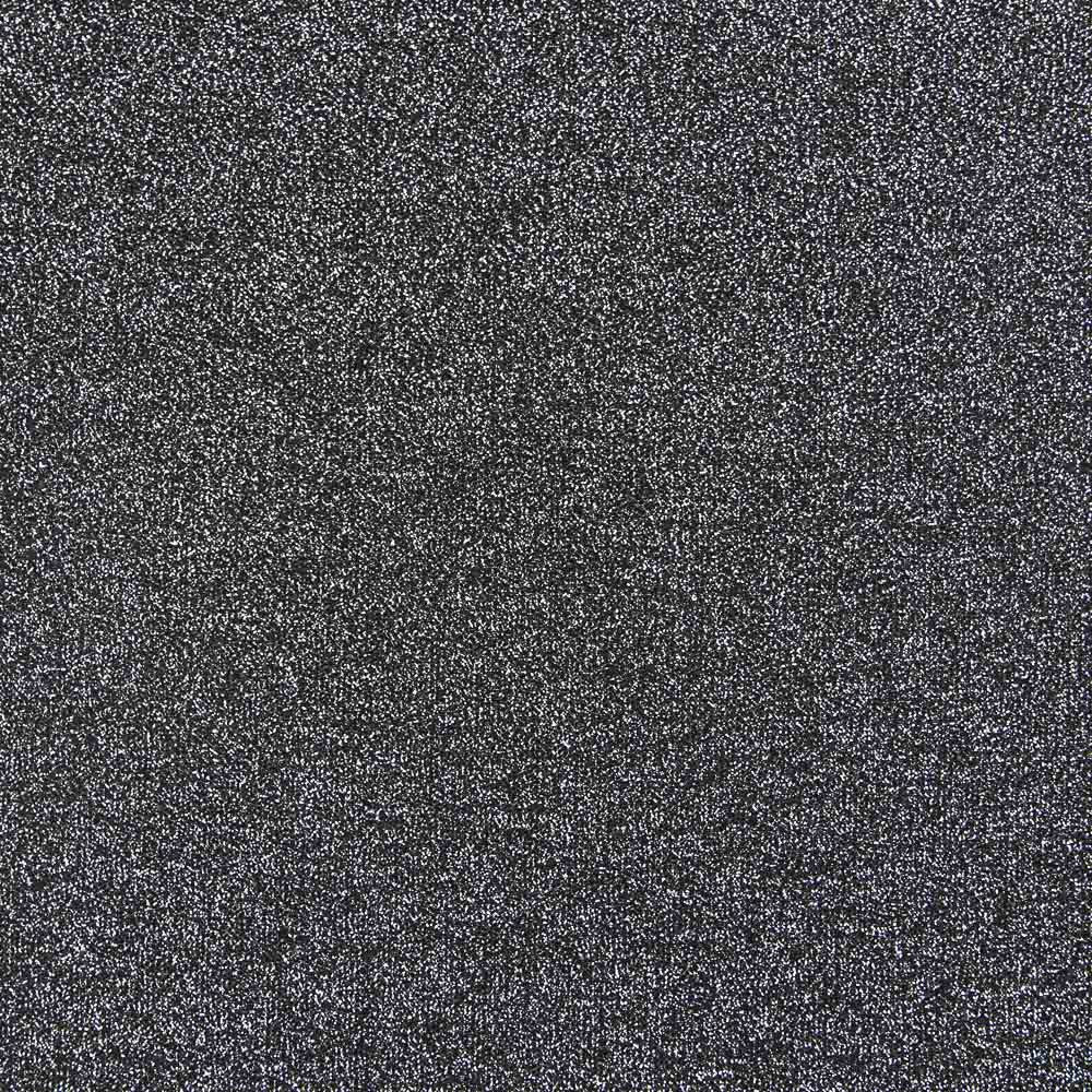 Jersey Lamé Argent Noir 165x145 Cm - Ribes y Casals