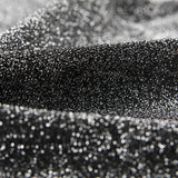 Jersey Lamé Argent Noir 165x145 Cm - Ribes y Casals