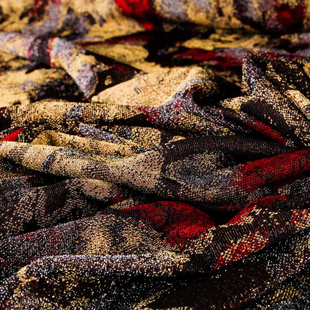 Tissu Maille Lurex Peinture - Ribes y Casals