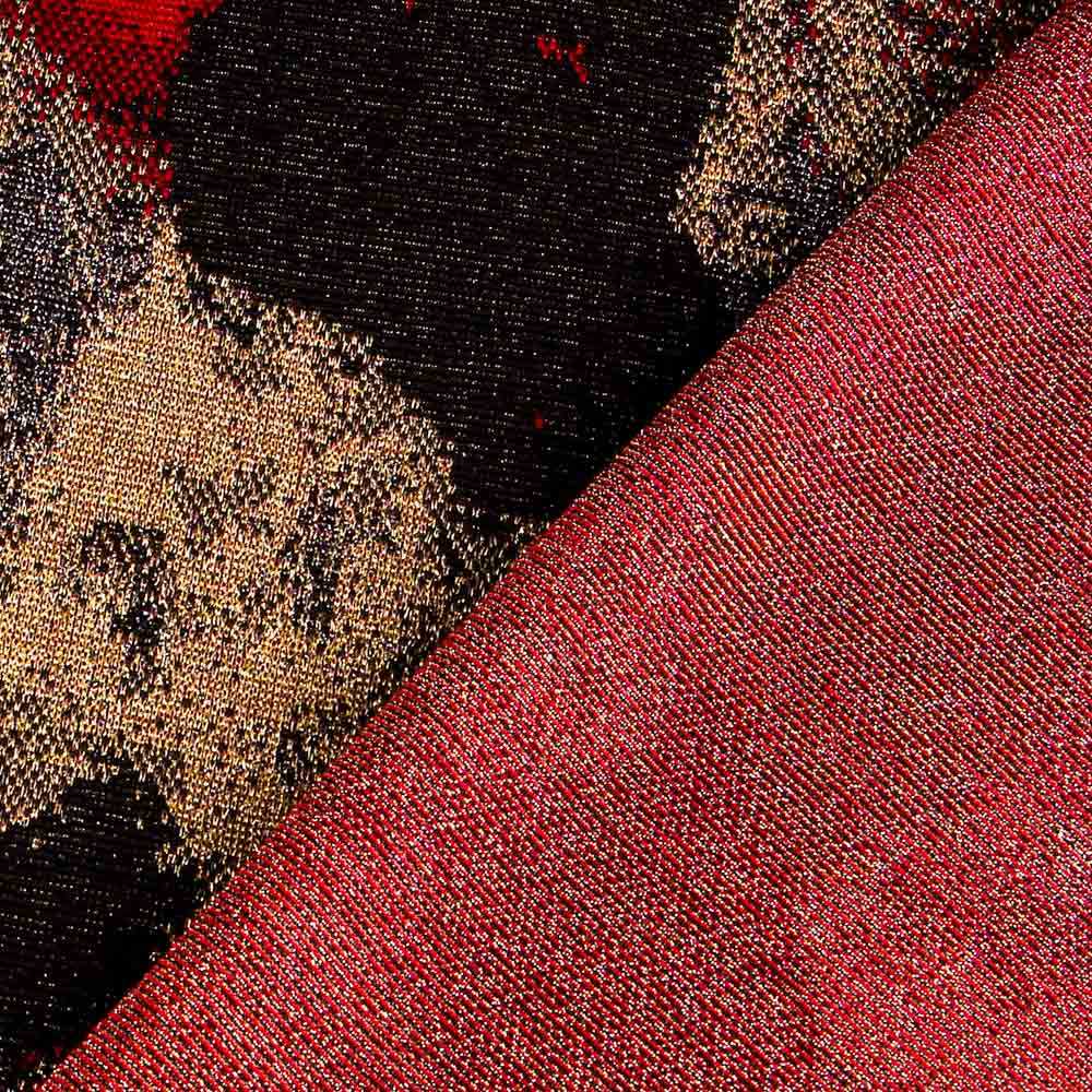 Tissu Maille Lurex Peinture - Ribes y Casals