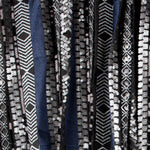 Tissu Lycra Paillettes Ethnique Bleu - Ribes y Casals