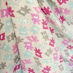 Tissu Maille Oursons Fuchsia - Ribes y Casals