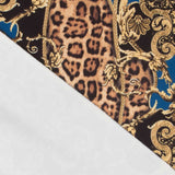 Maille Ottoman Léopard Winter Bleu - Ribes y Casals