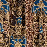 Maille Ottoman Léopard Winter Bleu - Ribes y Casals