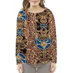 Maille Ottoman Léopard Winter Bleu - Ribes y Casals