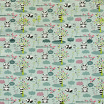 Tissu Maille Panda Vert d'Eau - Ribes y Casals