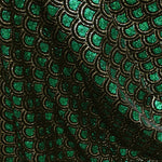 Tissu Jersey à Paillettes Diamant Vert - Ribes y Casals