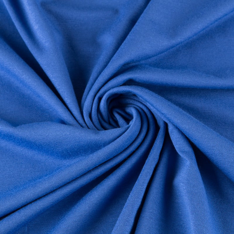 Tissu Jersey Viscose Bleu Victoria - Ribes y Casals