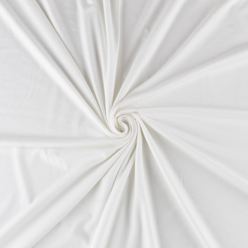 Tissu Jersey Viscose Blanc - Ribes y Casals