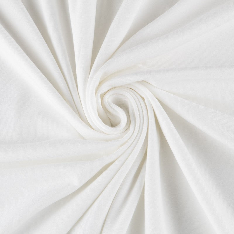Tissu Jersey Viscose Blanc - Ribes y Casals