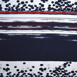 Jersey Viscose Bulles Bleu Marine - Ribes y Casals