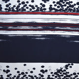 Jersey Viscose Bulles Bleu Marine - Ribes y Casals