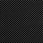 Jersey Viscose à Mini Pois Noir - Ribes y Casals