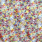 Tissu Jersey Viscose Mosaique Fleurs Jaune - Ribes y Casals
