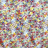 Tissu Jersey Viscose Mosaique Fleurs Jaune - Ribes y Casals