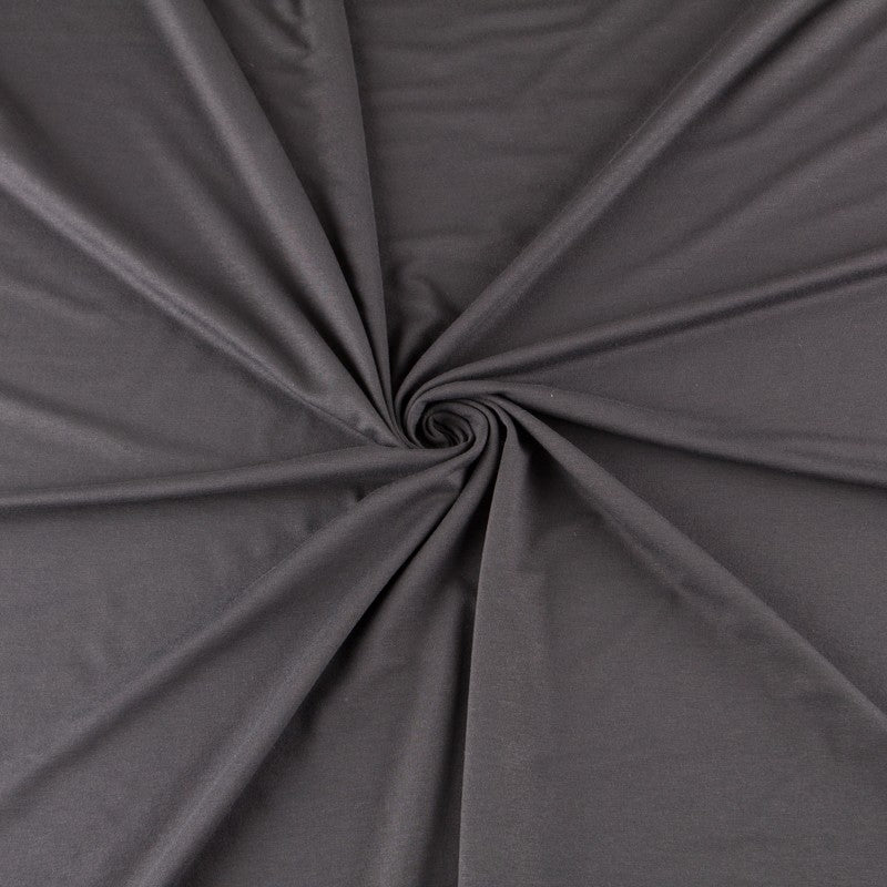 Tissu Jersey Viscose Noir - Ribes y Casals