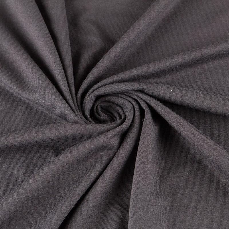 Tissu Jersey Viscose Noir - Ribes y Casals