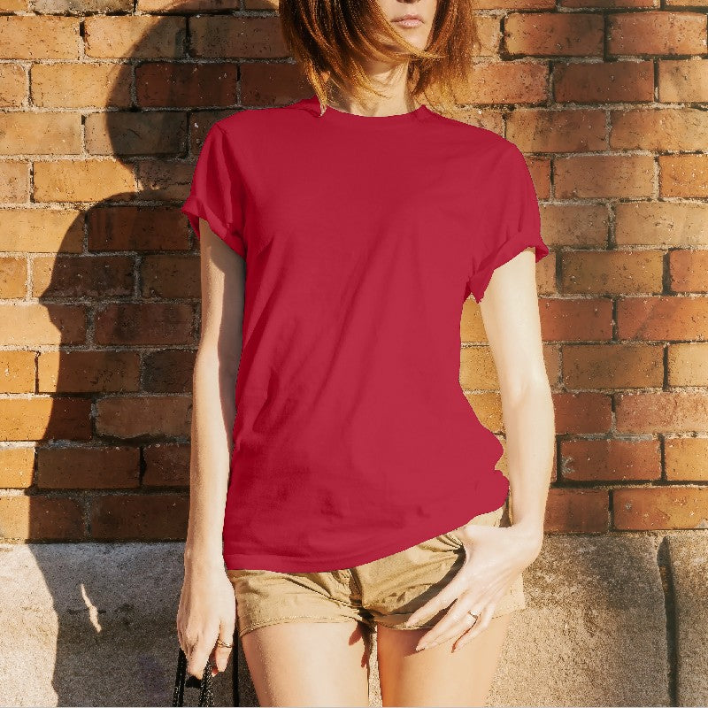 Tissu Jersey Viscose Rouge - Ribes y Casals