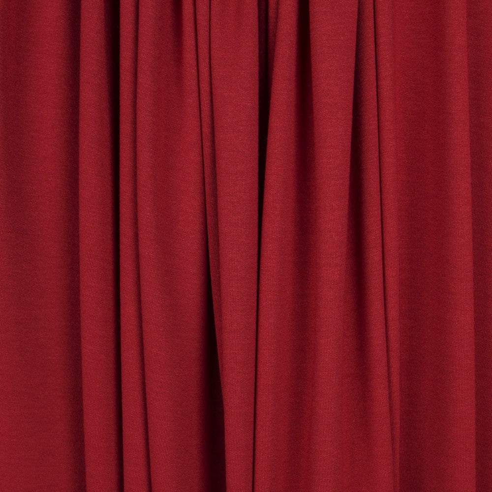 Tissu Jersey Viscose Rouge - Ribes y Casals