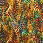 Jersey Viscose Serpent Orange - Ribes y Casals