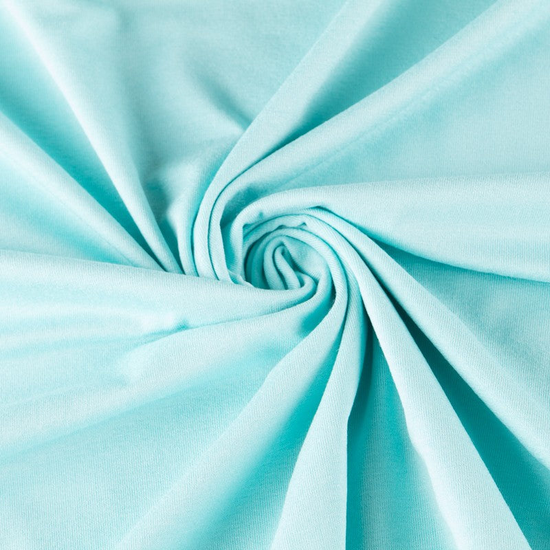Tissu Jersey Viscose Turquoise Clair - Ribes y Casals