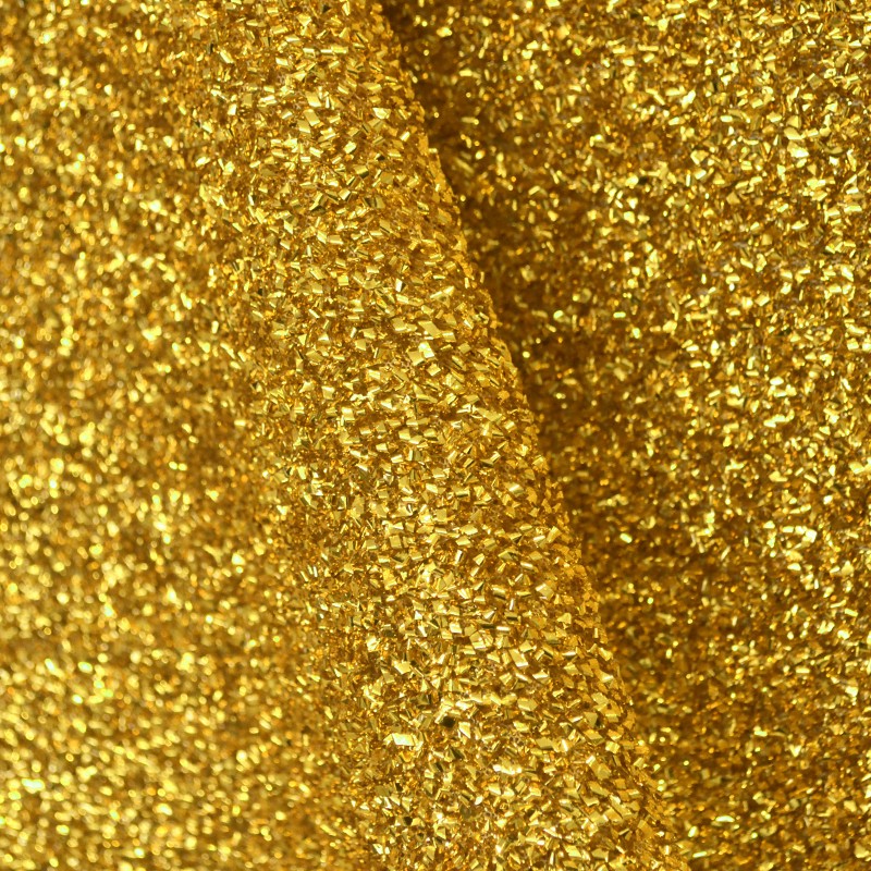 Retal Tela Rafia Metálica Oro 115x120 cm - Ribes y Casals