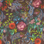 Toile Satinée Mikado Cachemire Bordeaux - Ribes y Casals