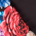 Satin Mikado Branche Noir - Ribes y Casals