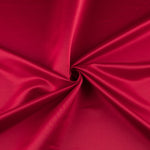 Tissu Satin Polyester Rouge Rubis - Ribes y Casals
