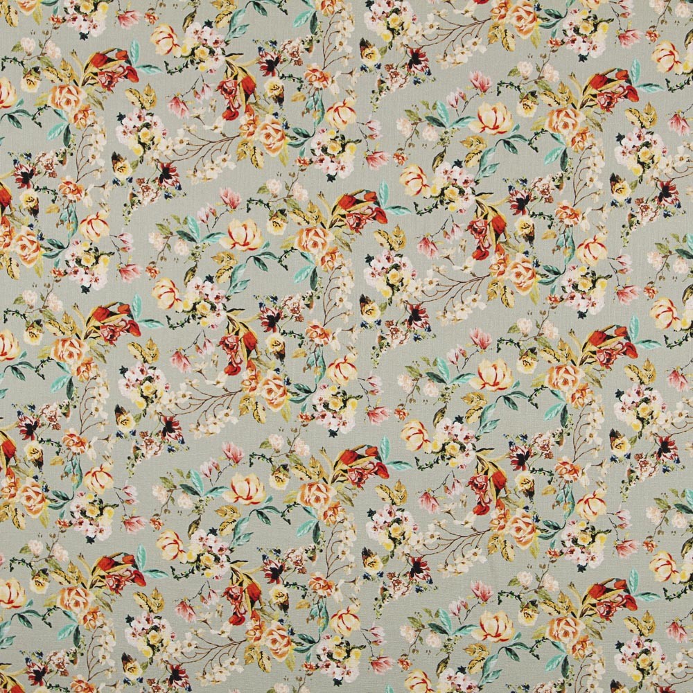 Tissu Rustique Crétonnes Vert - Ribes y Casals