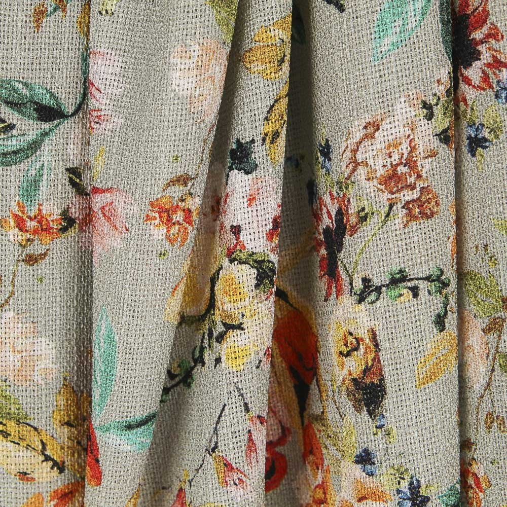 Tissu Rustique Crétonnes Vert - Ribes y Casals