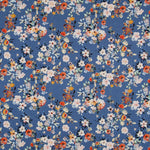 Tissu Rustique Bleu Floral - Ribes y Casals