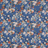 Tissu Rustique Bleu Floral - Ribes y Casals