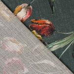 Tissu Rustique Fleurs Vert Foncé - Ribes y Casals