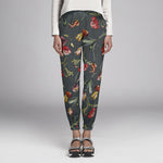 Tissu Rustique Fleurs Vert Foncé - Ribes y Casals