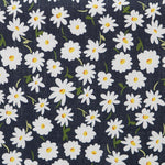Tissu Rustique Marguerites Bleu Foncé - Ribes y Casals