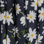 Tissu Rustique Marguerites Bleu Foncé - Ribes y Casals